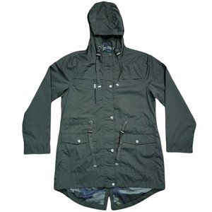 Time And Tru Women's Green Jacket Lightweight Wind Resistant Anorak 52469 (SZ S)